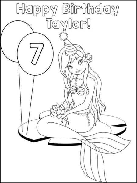 Mermaid Under the Sea Party Printables - EDITABLE!