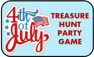 4th of July Treasure Hunt Game - EDITABLE!