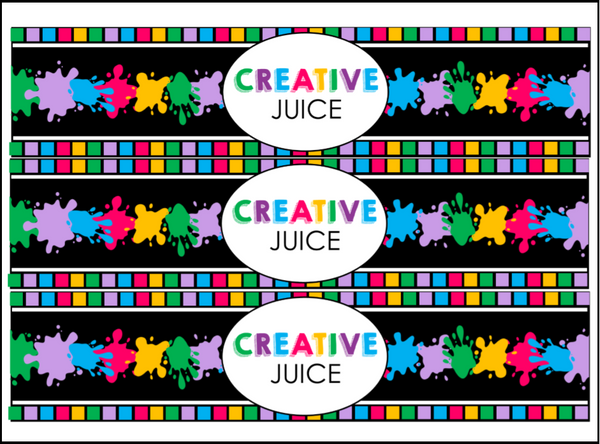 Art Party Drink Labels