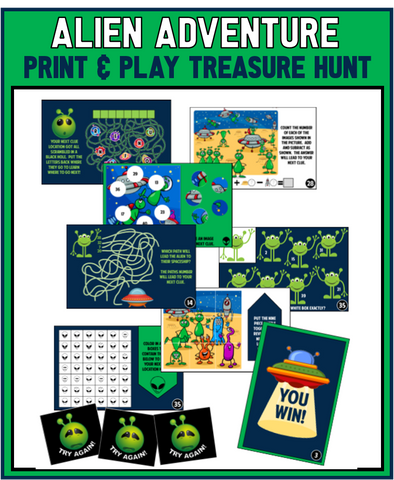 Alien Treasure Hunt Game