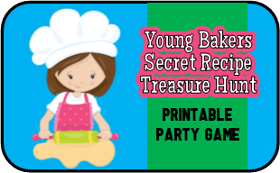 Mystery Recipe Bakers Treasure Hunt Game