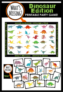 What's Missing - Dinosaur Party Game!