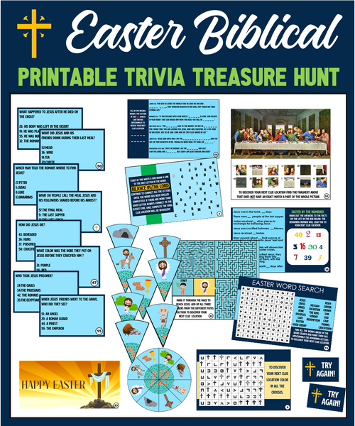 Easter Trivia Treasure Hunt - Biblical Edition!