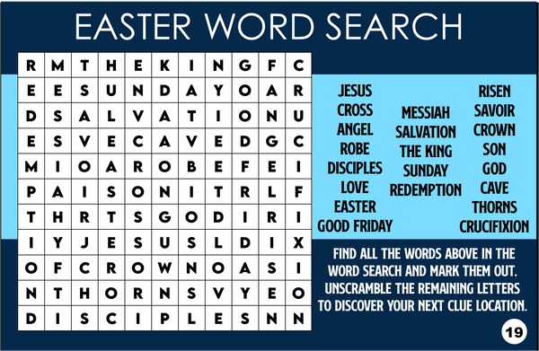 Easter Trivia Treasure Hunt - Biblical Edition!