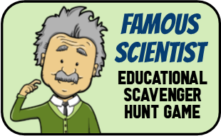 Famous Scientist Scavenger Hunt Game