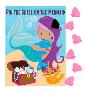 Pin the Shell on the Mermaid