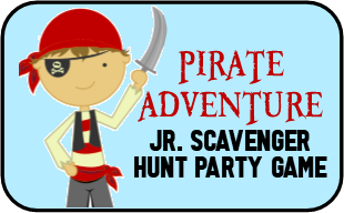 Jr. Pirate Picture Scavenger Hunt