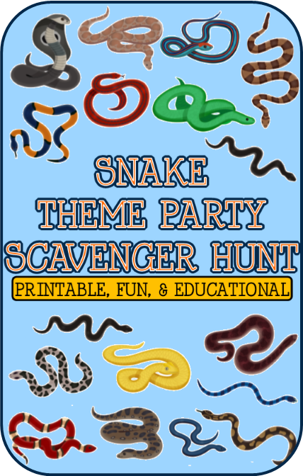 Snake Party Scavenger Hunt