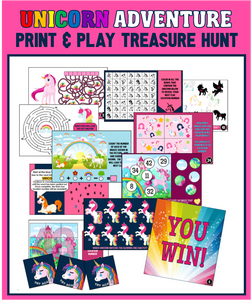 Unicorn Treasure Hunt Game