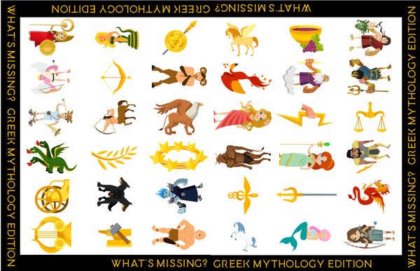 What's Missing - Greek Mythology Party Game!