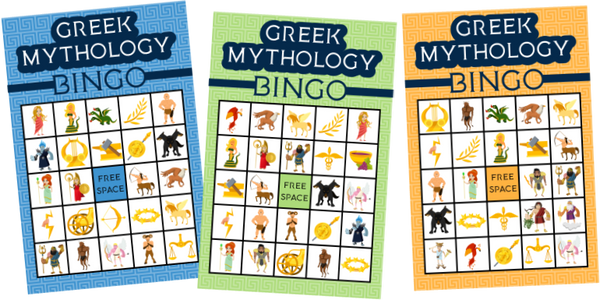 Printable Greek Mythology Bingo Game