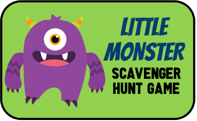 Little Monster Printable Scavenger Hunt