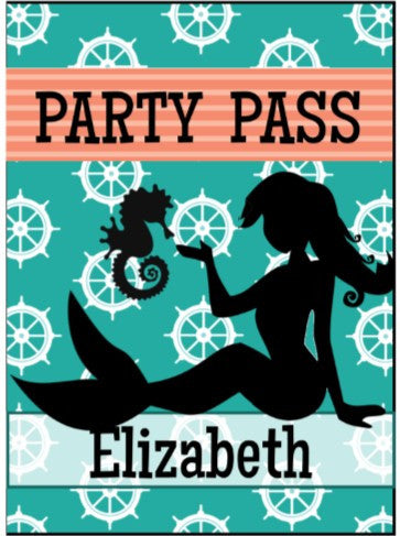 Mermaid Under the Sea Party Printables - EDITABLE!