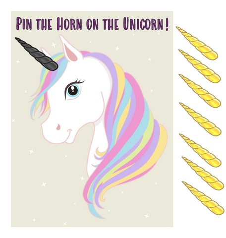 Pin the Horn on the Unicorn Game