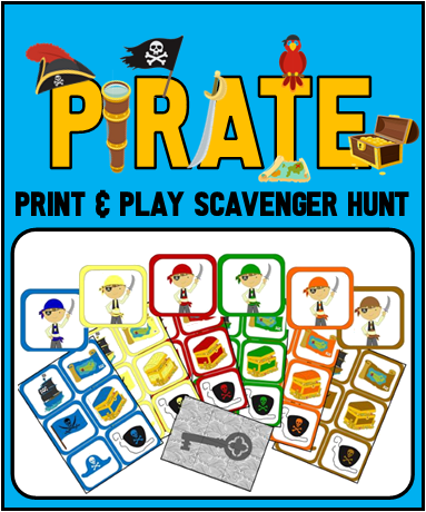 Jr. Pirate Picture Scavenger Hunt