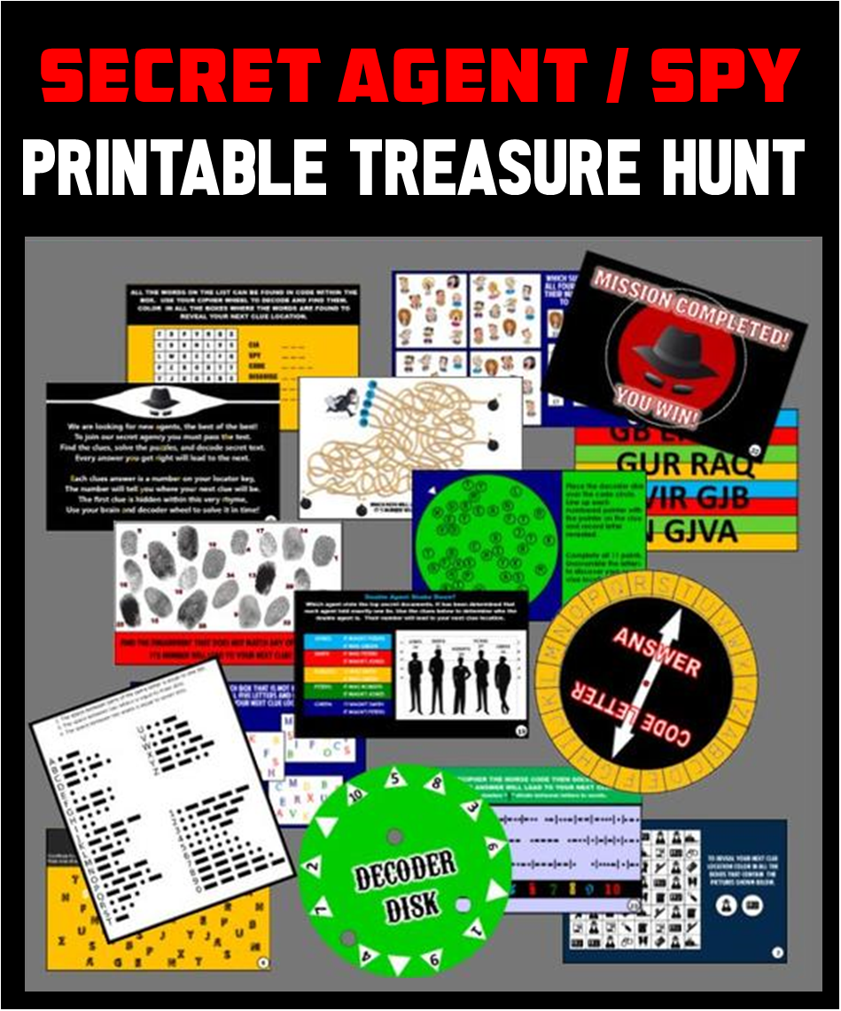 Secret Agent Treasure Hunt