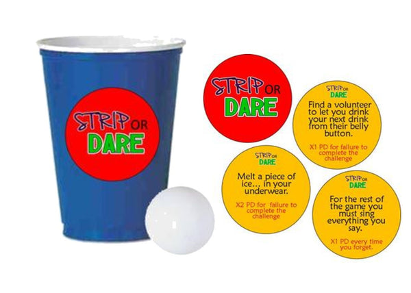 Strip or Dare Beer Pong Drinking Game